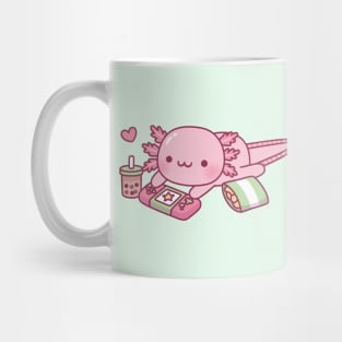 Cute Axolotl Relax Gamer Mug